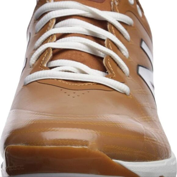 New Balance Men’s 4040v5 TPU Molded Baseball Cleats Texas Orange Size 16 main image 5